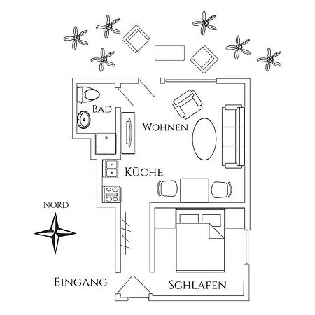 Apartament Antares Spiekerooger Gaestehaus-sonnengartenterrasse Nord - 1 Spiekeroog